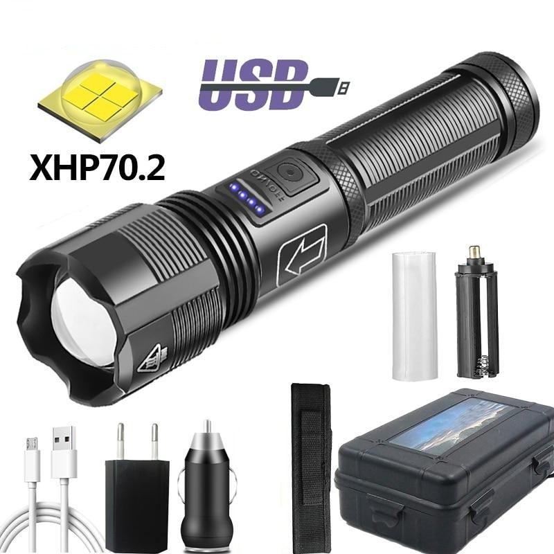 Rechargeable Tactical Flashlight USB LED High Quality Zoomable Torchlight High Lumen Super Bright Flashlight Waterproof Flashlight For Outdoor Best Camping Hiking Riding Flashlight - STEVVEX Lamp - 200, Flashlight, Gadget, Headlamp, Headlight, Headtorch, lamp, LED Flashlight, LED Headlight, Rechargeable Flashlight, Rechargeable Headlamp, Rechargeable Headlight, Rechargeable Torchlight, Torchlight, Zoomable Flashlight - Stevvex.com