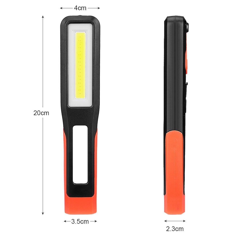 Rechargeable USB LED Work Lights Bright Flashlight and Work Light with Clip and Magnetic Base and Rotatable Clip Magnetic Flashlight For Working Inspection Camping Car Repair Maintenance - STEVVEX Lamp - 200, Flashlight, Gadget, Headlamp, Headlight, lamp, LED Flashlight, LED Headlight, Rechargeable Flashlight, Rechargeable Headlamp, Rechargeable Headlight, Rechargeable Torchlight, Rotatable Headlight, Torchlight, USB Flashlight, USB Headlight - Stevvex.com