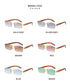 Rectangle Sunglasses for Men/Women Small Rimless Square Shade Eyewear  Sunglasses For Men Super Clear Rimless Sunglasses  Classic Driving Square Sunglasses