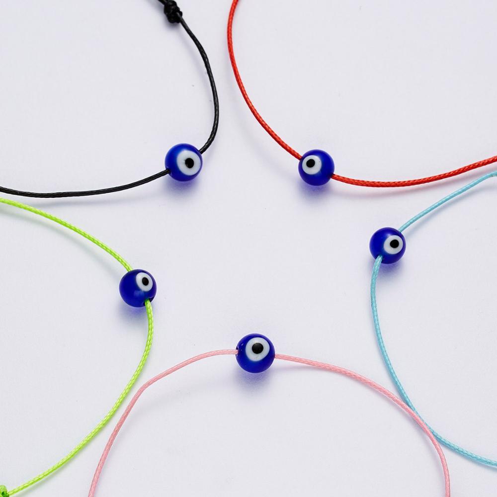 Red String Bracelets Simple Lightweight Bracelet Handmade Braided Rope Blue Eye Charm Jewelry For Women Children Handmade Braided Rope Matching Bracelet Adjustable Blue Eye Charm Bracelets For Men And Women