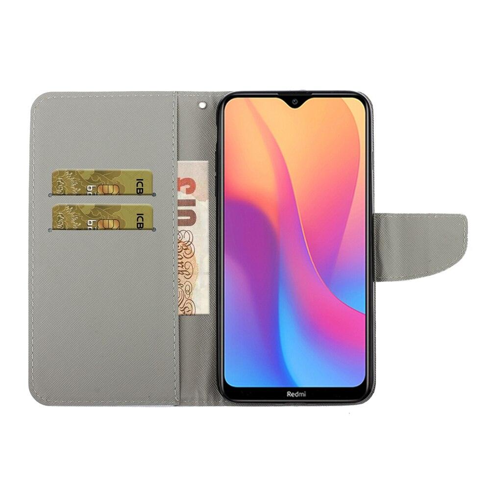 Redmi Note 8 9 Pro 9S 8T Leather Case on for Xiaomi Redmi 9 9A 9C 8A Note 9s 9Pro 8t 8 Pro New Flip Wallet Case Leather Card Slots Phone Cover Flip Case Women Phone Cover