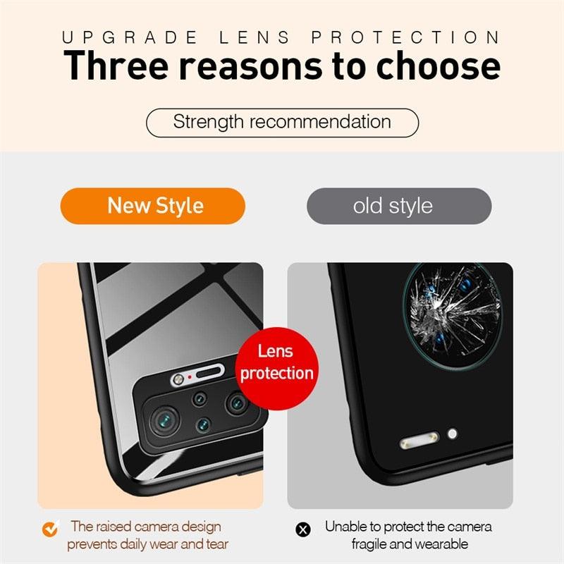 Redmi Note10 Pro Case Leather Car Magnetic Holder Cover For Xiaomi Redmi Note 10 11 Pro 11S 10S 10T Soft Frame Shockproof Luxury Pattern Leather Slim Protective Case