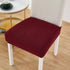 Removable Washable Anti-Dust Dinning Room Chair Seat Cushion Elastic Solid Printed Seat Cover For Chair Slipcovers For Dining Room Chair Protector Chair Cover Thick Stretch Chair Cover Removable Washable Dining Room Chair Protector Cover Seat Slipcover