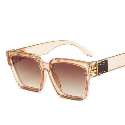 Retro Aviator Square Classic Alloy Frame glasses Classic Sunglasses For Male  Square Shape Sunglasses For Female HD Polarized UV400 Protection Sunglasses