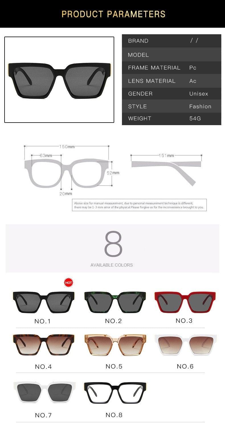 Retro Aviator Square Classic Alloy Frame glasses Classic Sunglasses For Male  Square Shape Sunglasses For Female HD Polarized UV400 Protection Sunglasses