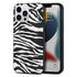 Retro Crocodile Leopard Snake Zebra Pattern Texture PU Leather Cases For iPhone 14 13 Phone Cover Unique Design Shockproof Soft Grip Leather Phone Case For iPhone