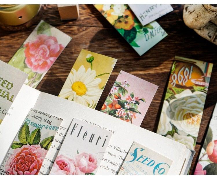 Retro Image Collection Paper Bookmarks Bookmarks For Books Share Book Markers Tab For Books Stationery Creative Poetic Bookmarks Painting Style Bookmarks Literary Bookmarks Message Cards Book Notes Paper Page Holder Reading Bookmarks For Women Men Kids