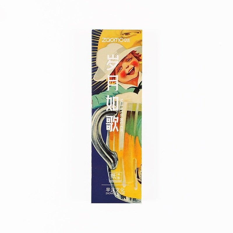 Retro Image Collection Paper Bookmarks Bookmarks For Books Share Book Markers Tab For Books Stationery Creative Poetic Bookmarks Painting Style Bookmarks Literary Bookmarks Message Cards Book Notes Paper Page Holder Reading Bookmarks For Women Men Kids