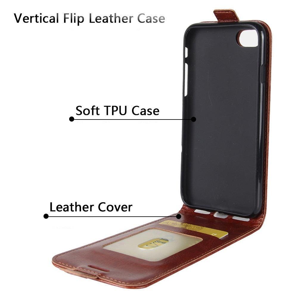 Retro PU Leather Shockproof Magnetic Wallet Flip Case Cover with Card Slot Holder for for iPhone Flip Leather Case for iPhone 12 Mini 6S 7 8+ 6 Plus Luxury Phone Cover for iPhone 11 Pro XR XS Max SE Flip Cases