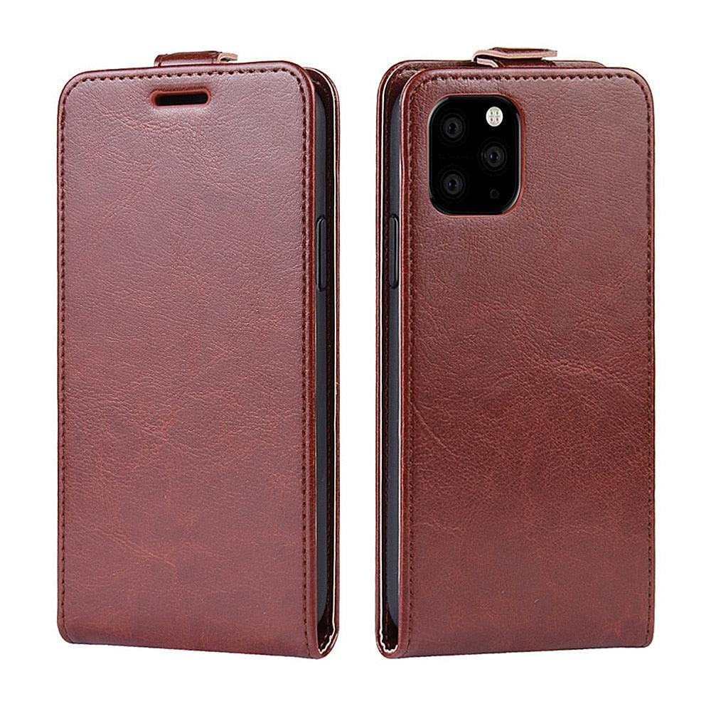 Retro PU Leather Shockproof Magnetic Wallet Flip Case Cover with Card Slot Holder for for iPhone Flip Leather Case for iPhone 12 Mini 6S 7 8+ 6 Plus Luxury Phone Cover for iPhone 11 Pro XR XS Max SE Flip Cases