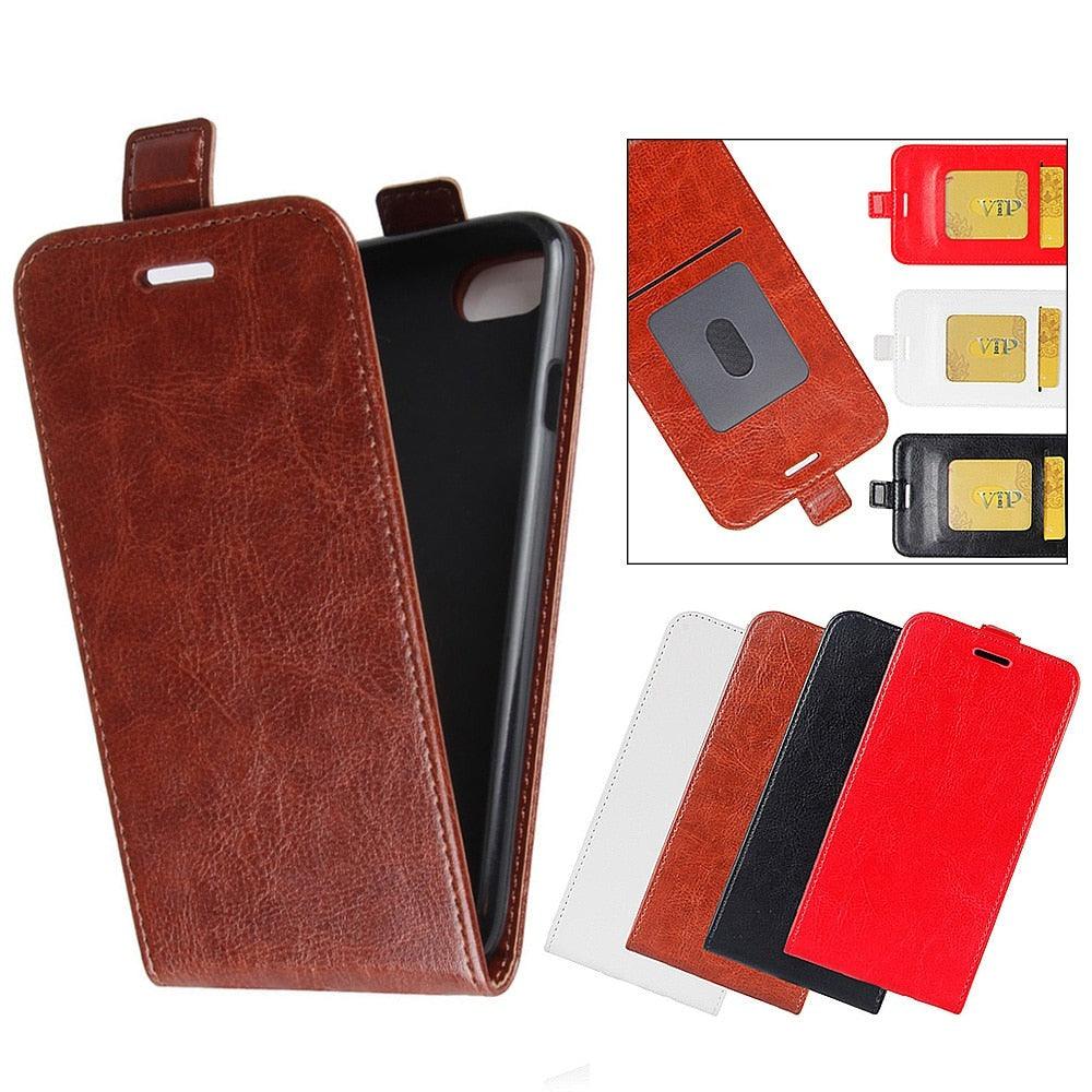 Retro PU Leather Shockproof Magnetic Wallet Flip Case Cover with Card Slot Holder for for iPhone Flip Leather Case for iPhone 12 Mini 6S 7 8+ 6 Plus Luxury Phone Cover for iPhone 11 Pro XR XS Max SE Flip Cases