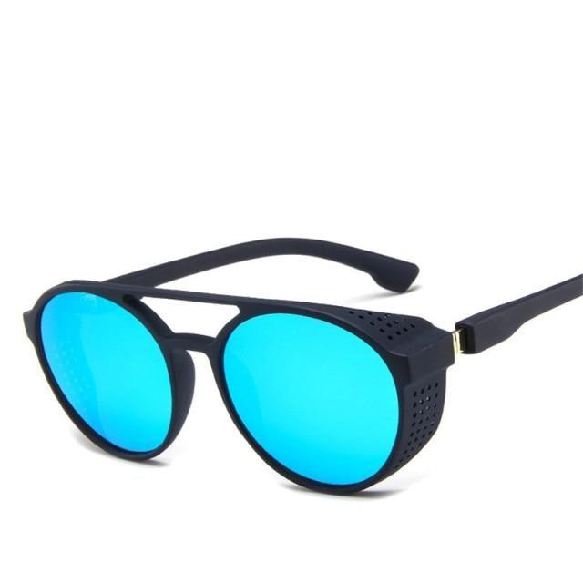 Retro Round Polarized Sunglasses Elegant Black Retro Design Sunglasses Round Frames Men New Fashion Summer UV 400 Protection Sunglasses Ladies Outdoor Driving Sun Glasses