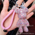 Rhinestone Keychains Teddy Bear Keychain Cartoon Bear Keychain Rhinestone Keychains Pearl Bow Bling Bear Keychain Car Tassel Key Chain Ring Holder Pendant For Bag Charm Rhinestone Sparkly Bling Keychains Car Accessories - ALLURELATION - 551, Bear Keychain, Bear Rhinestone Keychain, keychain, Rhinestone Keychains, Rhinestone Sparkly Bling Keychains, Sparkly Bling Keychains, Teddy Bear Keychain - Stevvex.com