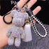 Rhinestone Keychains Teddy Bear Keychain Cartoon Bear Keychain Rhinestone Keychains Pearl Bow Bling Bear Keychain Car Tassel Key Chain Ring Holder Pendant For Bag Charm Rhinestone Sparkly Bling Keychains Car Accessories - ALLURELATION - 551, Bear Keychain, Bear Rhinestone Keychain, keychain, Rhinestone Keychains, Rhinestone Sparkly Bling Keychains, Sparkly Bling Keychains, Teddy Bear Keychain - Stevvex.com