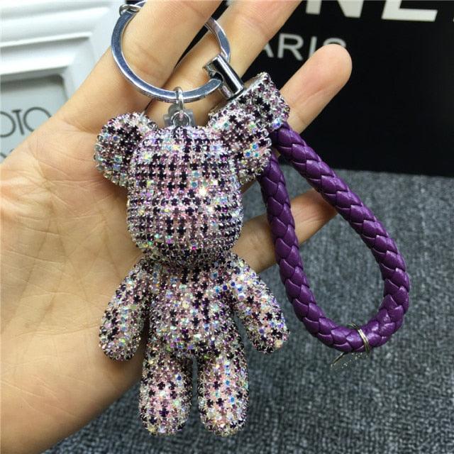 Rhinestone Keychains Teddy Bear Keychain Cartoon Bear Keychain Rhinestone Keychains Pearl Bow Bling Bear Keychain Car Tassel Key Chain Ring Holder Pendant For Bag Charm Rhinestone Sparkly Bling Keychains Car Accessories - ALLURELATION - 551, Bear Keychain, Bear Rhinestone Keychain, keychain, Rhinestone Keychains, Rhinestone Sparkly Bling Keychains, Sparkly Bling Keychains, Teddy Bear Keychain - Stevvex.com