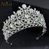 Rhinestone Wedding Crown Crystal Bridal Hair Accessories Zirconia Women Tiara Baroque Headband Bride Queen Headwear  Princess Crowns And Tiaras For Little Girls  Tiara For Little Girls Wedding Party Birthday Photography Accessories