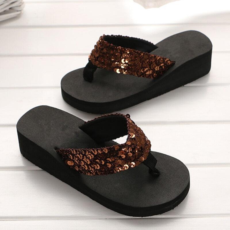 Rhinestone Women Slippers Flip Flops Summer Women Crystal Bling Beach Slides Sandals Casual Shoes Glitter Slides Cozy Bedroom Slippers Shower Shoes Cute Slippers For Women Platform Sandals