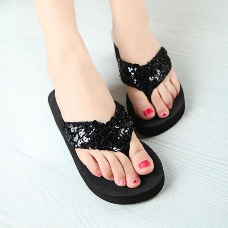 Rhinestone Women Slippers Flip Flops Summer Women Crystal Bling Beach Slides Sandals Casual Shoes Glitter Slides Cozy Bedroom Slippers Shower Shoes Cute Slippers For Women Platform Sandals