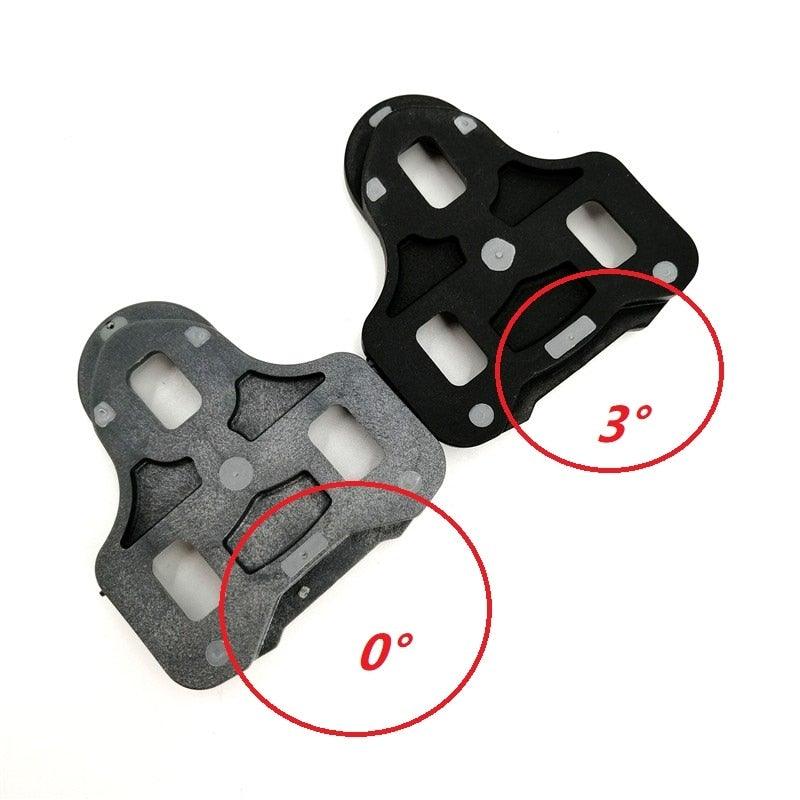 Road Pedal Cycling Shoes Cleats Self Locking Pedal Anti-Slip Cleat Compatible Look Road Bike Cycling Accessories Road Bike Cleats For Speed Cleats Indoor Outdoor Spin Cycling Pedals Cleat And Bicycle Clips Set