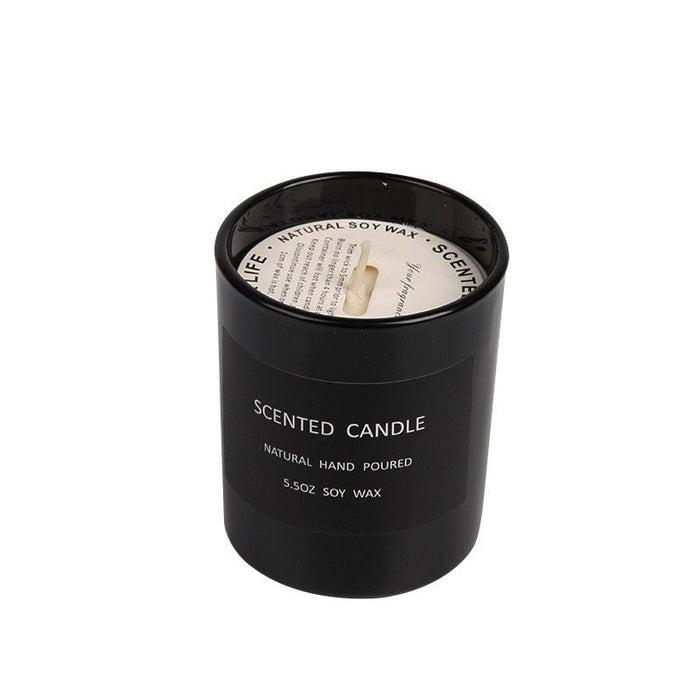 Romantic black Scented Candles Sandalwood Candle Highly Scented Candles For Home Many Hour Burn Fall Candles All Natural Soy C Scented Gifts Candles Candle Jars With Lid Candle Jar Soy Candles Birthday Candle