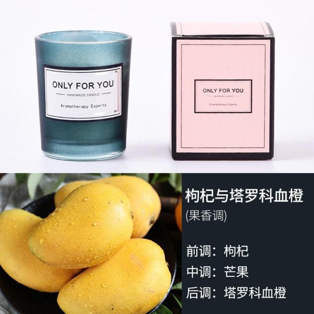 Romantic Handmade Scented Candle Candles for Home Scented Candle Fall Candles  Wick Candle Soy Candles Essential Oil Candles Plant Essential Oil Small Jar Aromatherapy Candle Travel Candles Natural Soy Wax Home Decor