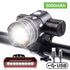 Rotatable Bicycle Light 800 Lumen Led Bike Headlight Zoom USB Rechargeable Aluminum Alloy Bike Lights Front And Back Powerful USB Rechargeable Bicycle Light Waterproof Bike Headlight Taillight 5000mAh