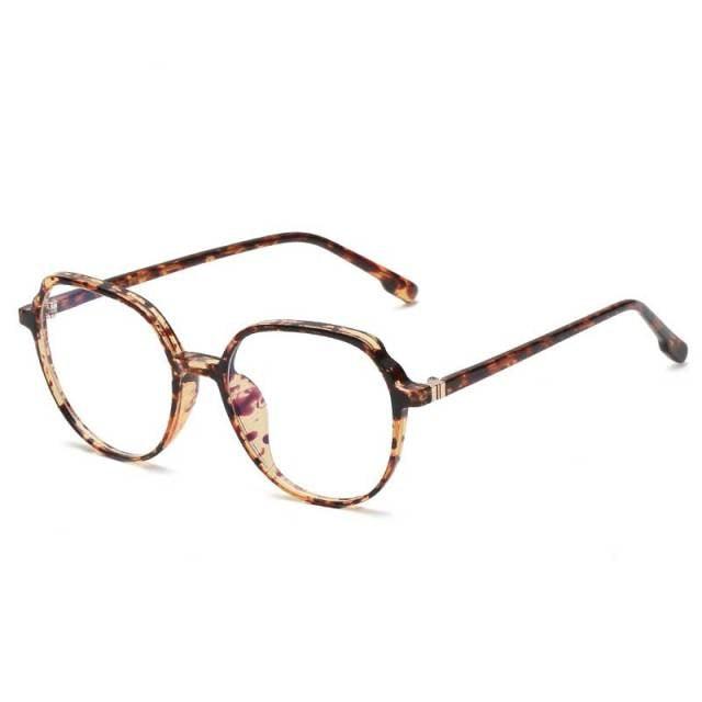 Round Frames Anti-Blue Light Optical Frame Glasses Eyewear Reading Glasses Blue Light Blocking Glasses Women And Men Retro Half Frame Anti Eyestrain Computer Gaming Glasses