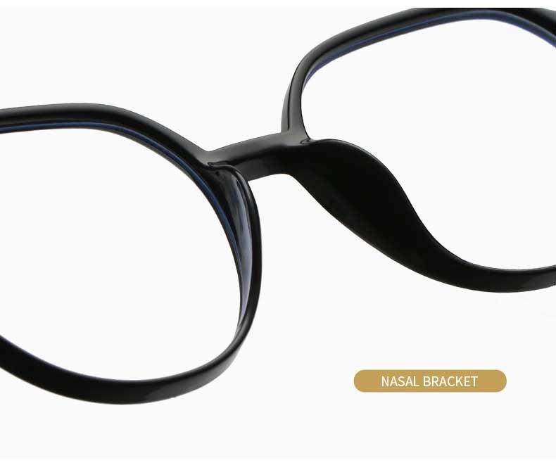 Round Frames Anti-Blue Light Optical Frame Glasses Eyewear Reading Glasses Blue Light Blocking Glasses Women And Men Retro Half Frame Anti Eyestrain Computer Gaming Glasses