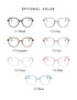 Round Frames Anti-Blue Light Optical Frame Glasses Eyewear Reading Glasses Blue Light Blocking Glasses Women And Men Retro Half Frame Anti Eyestrain Computer Gaming Glasses