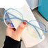 Round Frames Anti-Blue Light Optical Frame Glasses Eyewear Reading Glasses Blue Light Blocking Glasses Women And Men Retro Half Frame Anti Eyestrain Computer Gaming Glasses