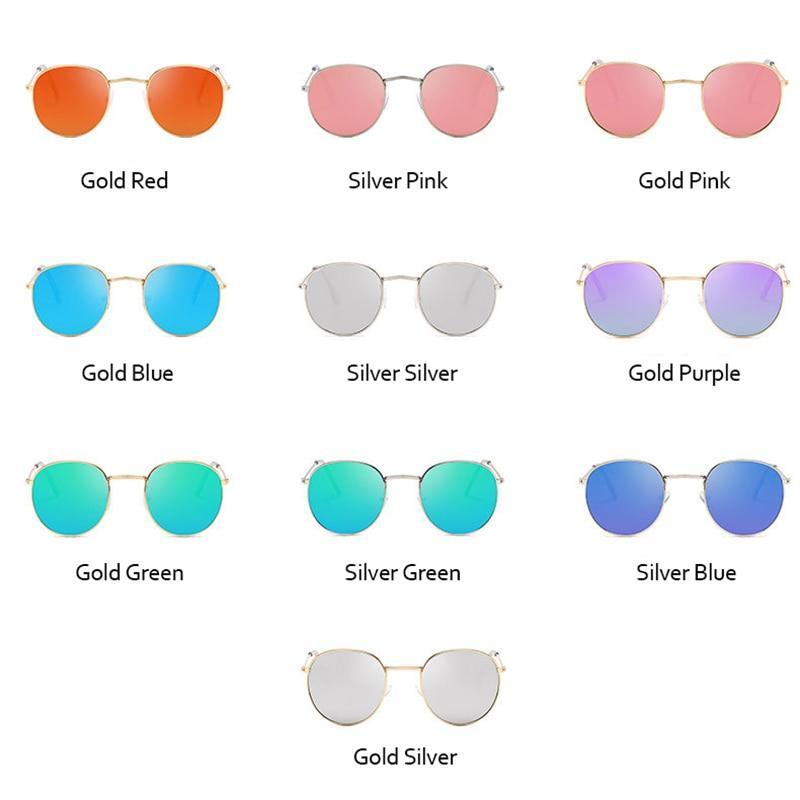 Round Style New Oval And Retro Shape  Sunglasses For Women New Elegant Design Eyewear For Women Men Small & New Round Glasses For Men & Women