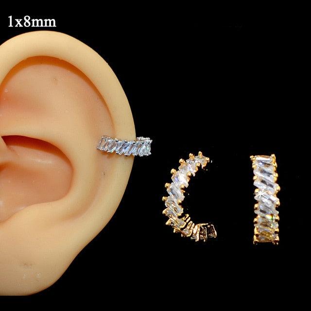 Round Zircon Bendable Gem Ring Bendable Seamless Nose Ring Surgical Steel Crystal Ear Cartilage Earring Piercing Styles Double  Nose Piercing Body Jewelry Floral Nose Layers Steel Clicker Segment Nose Hoop Rings Hinged Ear Nose Septum Piercing Women Men