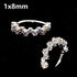 Round Zircon Bendable Gem Ring Bendable Seamless Nose Ring Surgical Steel Crystal Ear Cartilage Earring Piercing Styles Double  Nose Piercing Body Jewelry Floral Nose Layers Steel Clicker Segment Nose Hoop Rings Hinged Ear Nose Septum Piercing Women Men