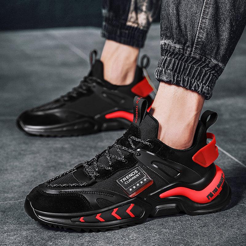 Running Black Mans Breathable Comfortable Shoes Jogging Gym Training Outdoor Sport Sneakers Mens Walking Tennis Running Shoes Slip On Casual Fashion Sneakers