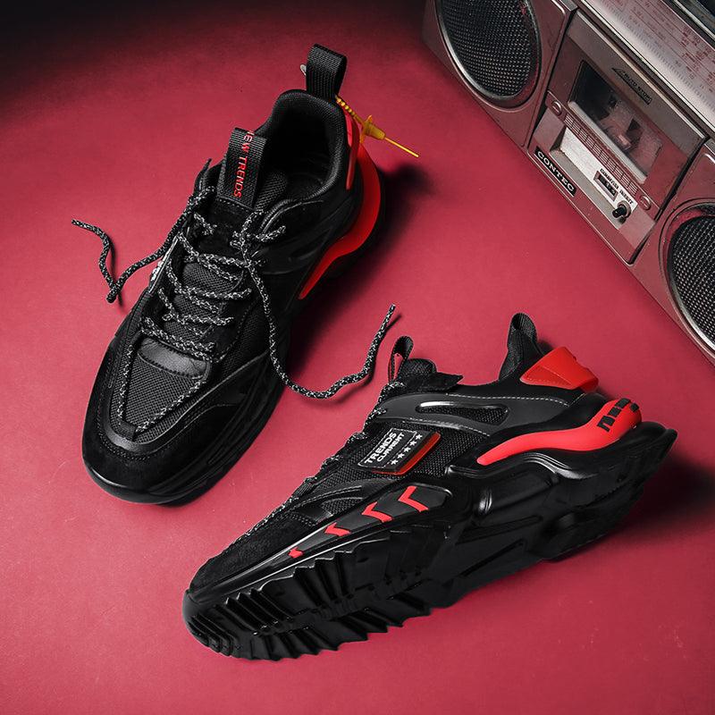 Running Black Mans Breathable Comfortable Shoes Jogging Gym Training Outdoor Sport Sneakers Mens Walking Tennis Running Shoes Slip On Casual Fashion Sneakers