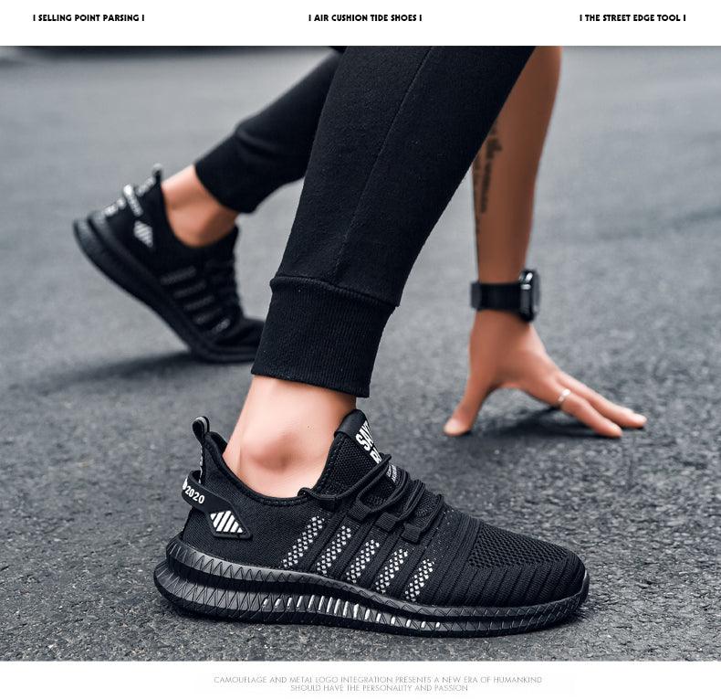 Running Lightweight Breathable Man's Sport Sneakers Comfortable Fashion Men Sneakers Non Slip Tennis Sport Athletic Walking Sneakers Modern Design For Mens