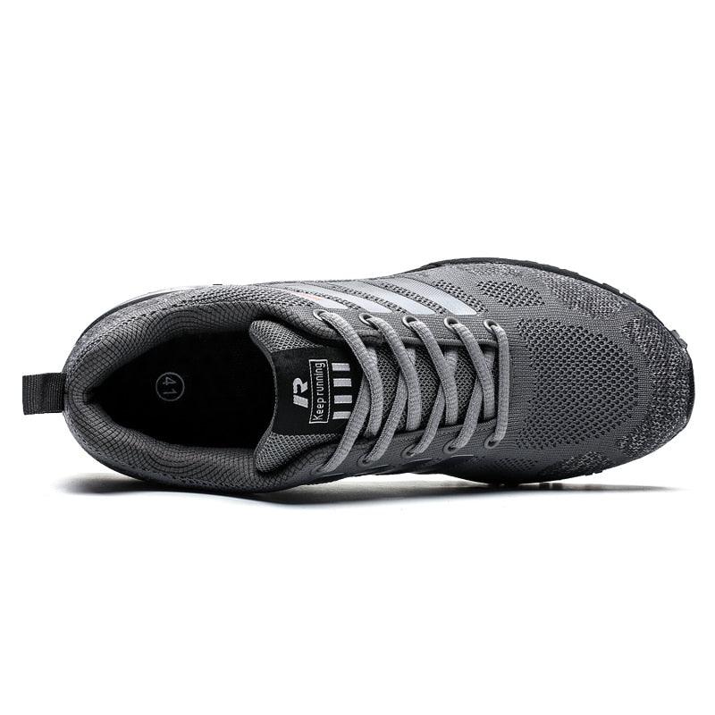 Running Mens Sport Elegant Sneakers Air Cushion Sneakers Lace Up Low Top Jogging Shoes Man Athletic Footwear Breathable Comfortable Athletic Running Sneakers