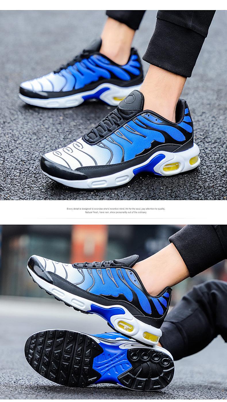 Running Unisex Athletics Air Cushion Jogging Walking Couples Gym Sport Sneakers Breathable Mesh Outdoor Workout Non Slip Walking Tennis Sneakers