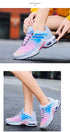 Running Unisex Athletics Air Cushion Jogging Walking Couples Gym Sport Sneakers Breathable Mesh Outdoor Workout Non Slip Walking Tennis Sneakers