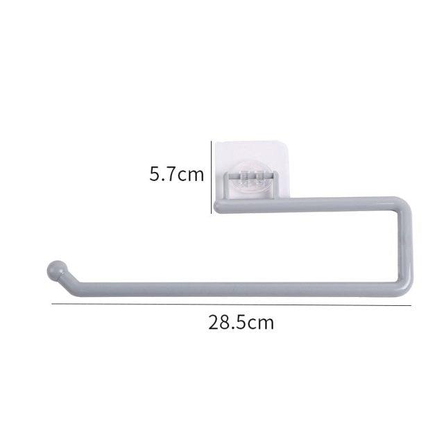 Self-Adhesive Stainless Steel Toilet Roll Paper Holder Organizers Bar Towel Ring Rail Rack Non-Drilling Toilet Accessories Toilet Paper Holder Wall Mounted Stainless Steel Toilet Roll Holder Brushed Nickel Toilet Tissue Holder For Bathroom