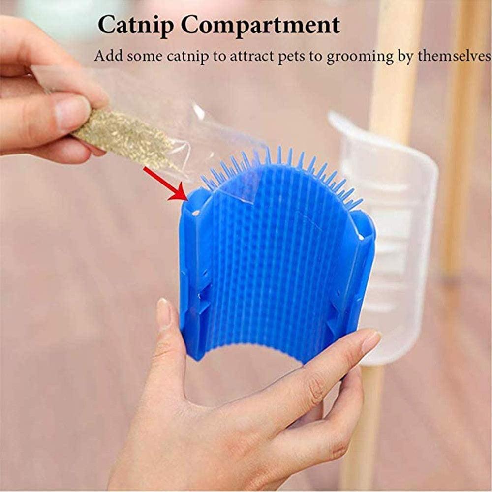 Self Groomer Cat Brush Angle Cat Massager Cat Accessories Self-raising Beautician Massage Comb Cat Toy Cat Supplies Teasing Cat Self Groomer Cat Brush Interactive Cat Toy - STEVVEX Pet - 126, animal toys, cat brush, cat playing toy, cat self grommer brush, cat soft brush, cat soft toy, cat toy, cat toys, cats, cats tools, Cats Toys Fun, funny playing cats toys, kitten fun tool, kitten playing toys, kitten toys - Stevvex.com