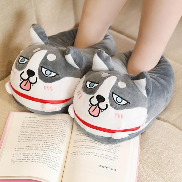 Shark Funny Shoes Girls  Indoor Slippers Home Shoes Fashion Plush Warm Slippers Women Winter Cute Shark Cozy Women Slippers With Funny Face Memory Foam Non-Slip Rubber Sole Soft Slip On Home Shoes