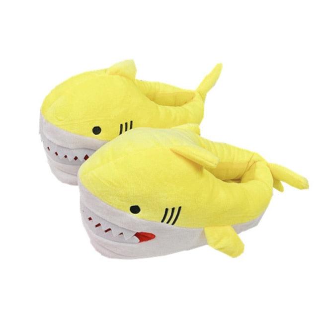 Shark Funny Shoes Girls  Indoor Slippers Home Shoes Fashion Plush Warm Slippers Women Winter Cute Shark Cozy Women Slippers With Funny Face Memory Foam Non-Slip Rubber Sole Soft Slip On Home Shoes