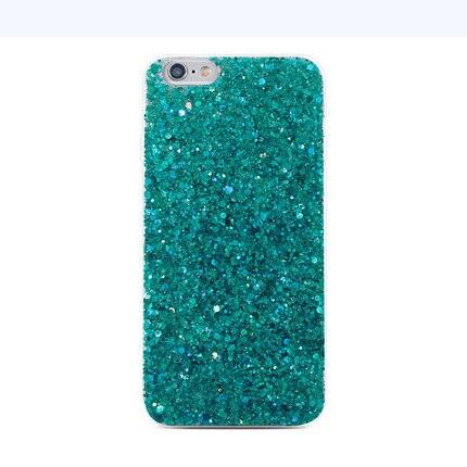 Shinning Glitter Cases For iphone 6 6S 8 Plus X 5SE 5 5S Soft Sparkly Phone Case for Women Girls Sparkle Design Anti-Scratch Soft Slim Fit Shockproof Protective Case Cover