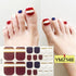 Shiny Toenail Sticker Full Cover Feet Decorations Mixed Patterns Nail Wraps Beauty Design Waterproof Toenail Art Manicure Toe Nail Polish Stickers Glitter Toenail Nail Polish Strips Decals Full Wraps Self Adhesive Toe Nail Tip Full Toe Nail Wraps