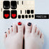 Shiny Toenail Sticker Full Cover Feet Decorations Mixed Patterns Nail Wraps Beauty Design Waterproof Toenail Art Manicure Toe Nail Polish Stickers Glitter Toenail Nail Polish Strips Decals Full Wraps Self Adhesive Toe Nail Tip Full Toe Nail Wraps