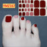 Shiny Toenail Sticker Full Cover Feet Decorations Mixed Patterns Nail Wraps Beauty Design Waterproof Toenail Art Manicure Toe Nail Polish Stickers Glitter Toenail Nail Polish Strips Decals Full Wraps Self Adhesive Toe Nail Tip Full Toe Nail Wraps