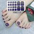 Shiny Toenail Sticker Full Cover Feet Decorations Mixed Patterns Nail Wraps Beauty Design Waterproof Toenail Art Manicure Toe Nail Polish Stickers Glitter Toenail Nail Polish Strips Decals Full Wraps Self Adhesive Toe Nail Tip Full Toe Nail Wraps