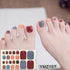 Shiny Toenail Sticker Full Cover Feet Decorations Mixed Patterns Nail Wraps Beauty Design Waterproof Toenail Art Manicure Toe Nail Polish Stickers Glitter Toenail Nail Polish Strips Decals Full Wraps Self Adhesive Toe Nail Tip Full Toe Nail Wraps