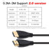 HDMI Cable High Speed Gold Plated Plug Male-Male HDMI Cable Ultra High Speed Gold Plated Connectors Ethernet Audio Return Video 4K Full HD 1080p For HD TV Computer Gaming - STEVVEX Cable - 1080P Adapter, 220, 4K HDMI Cable, 4k resolution, cable, cable adapter, cable for computer, cable for PC, HDMI, HDMI ADAPTER, HDMI cable, HDR cable, Internet Cable, Male-Male HDMI Cable, VGA, video adapter, video adapter for monitor, video adapter for pc, video adapter for tv - Stevvex.com